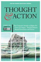 NEA Thought & Action higher education journal - Summer 2017